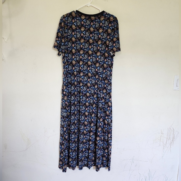 Boden Lucinda Jersey Midi Dress in Summer Chintz Floral size 16/18R - Picture 3 of 5